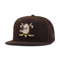 Anaheim Ducks Burnt Wood New Era 59Fifty Fitted