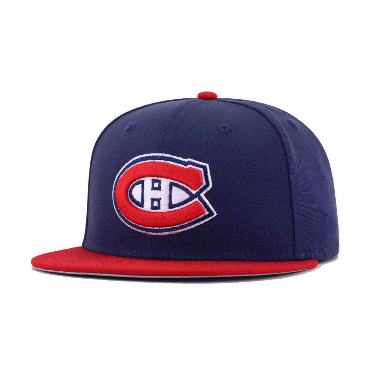 Montreal Canadiens Light Navy Scarlet New Era 59Fifty Fitted