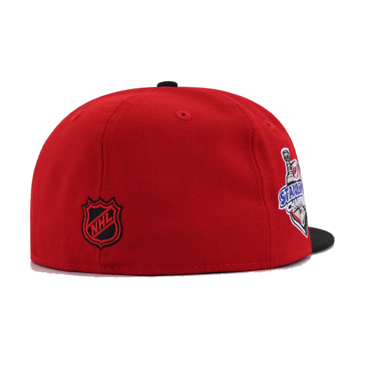 Carolina Hurricanes Scarlet Black 2006 Stanley Cup Champions New Era 59Fifty Fitted