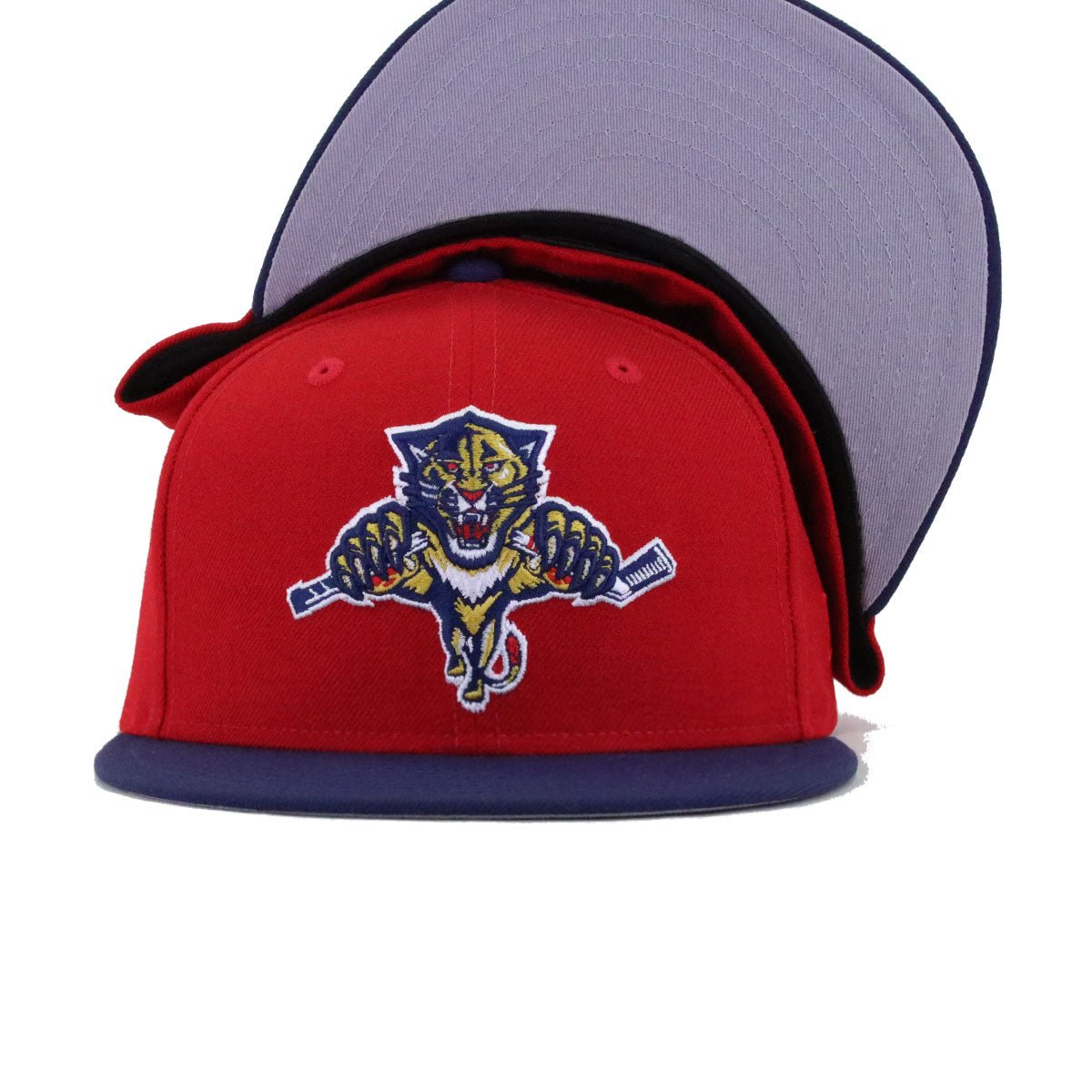 Florida Panthers Scarlet Light Navy 1993 New Era 59Fifty Fitted