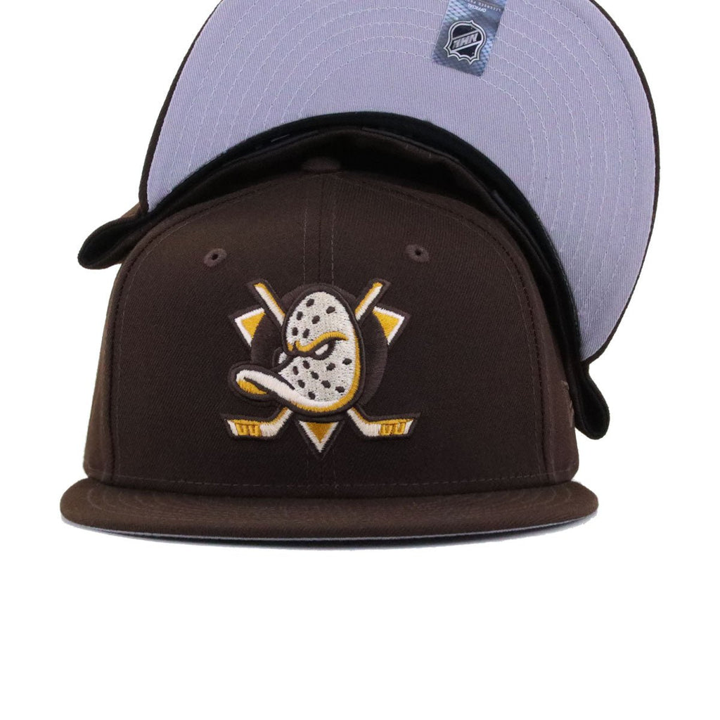 Anaheim Ducks Burnt Wood New Era 59Fifty Fitted