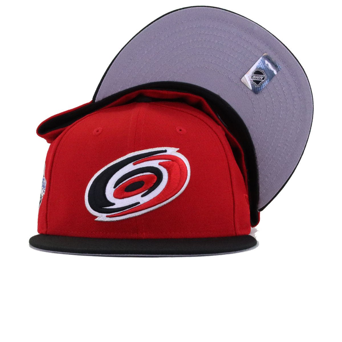 Carolina Hurricanes Scarlet Black 2006 Stanley Cup Champions New Era 59Fifty Fitted