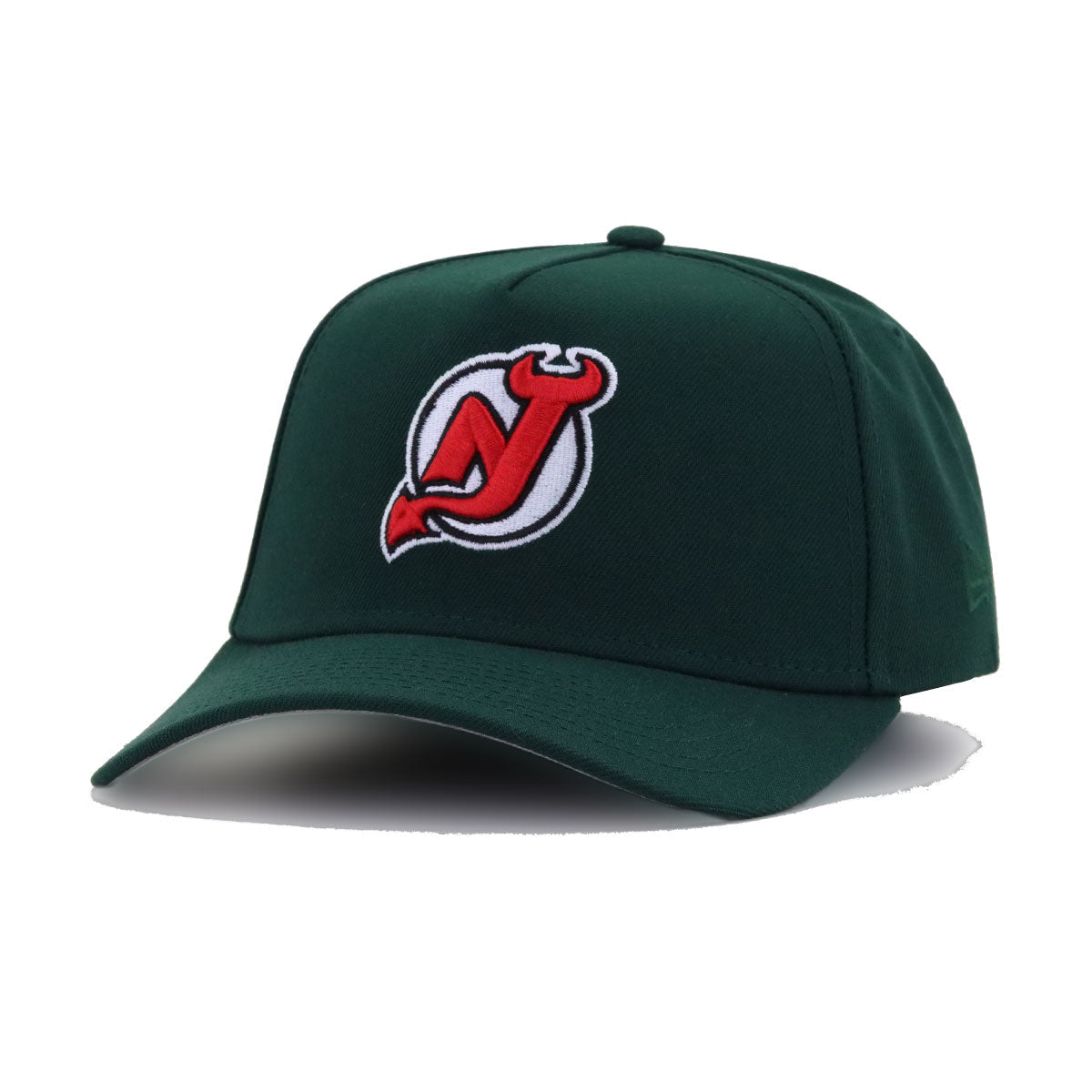 New Jersey Devils Dark Green New Era 9Forty A-Frame Snapback