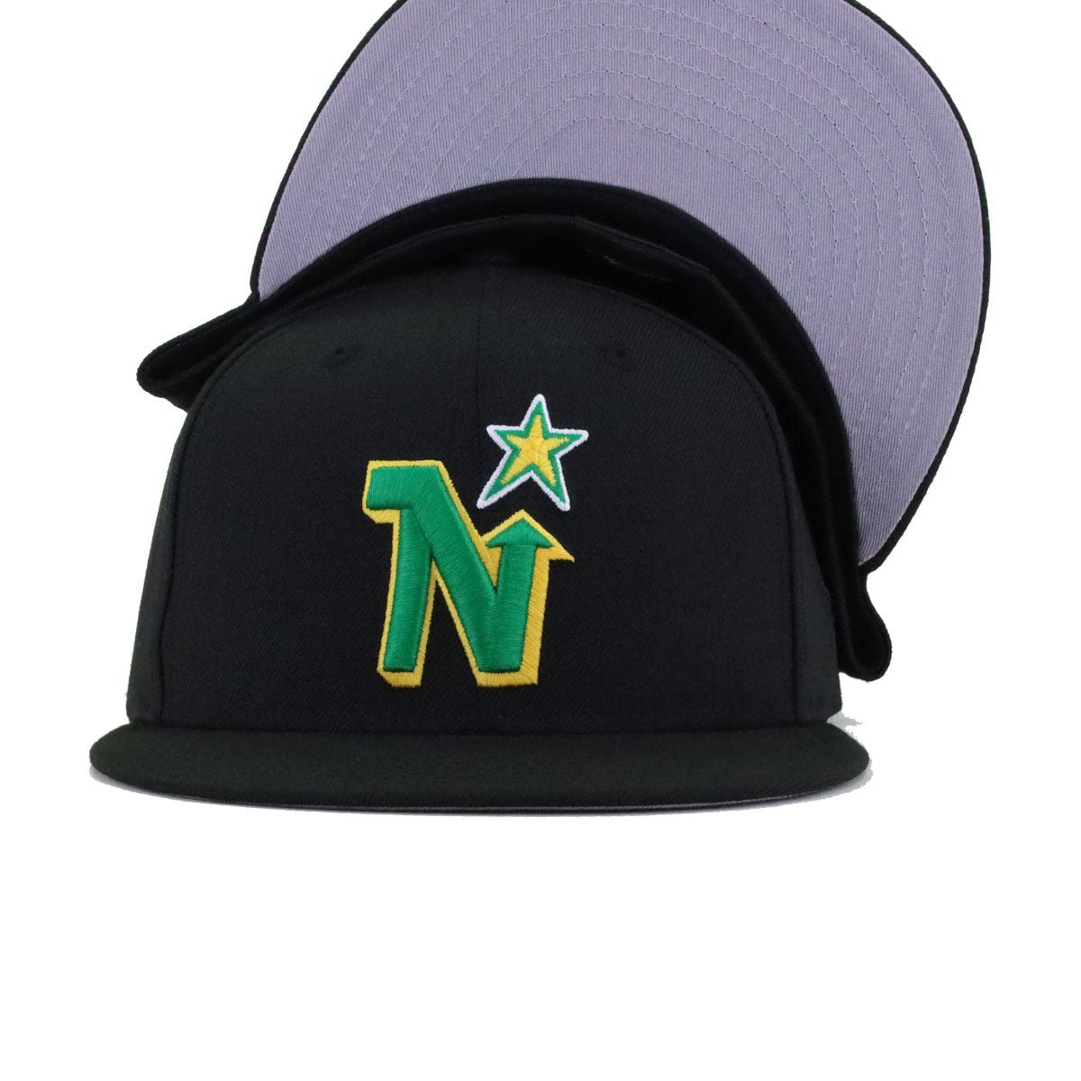 Minnesota North Stars Black New Era 59Fifty Fitted