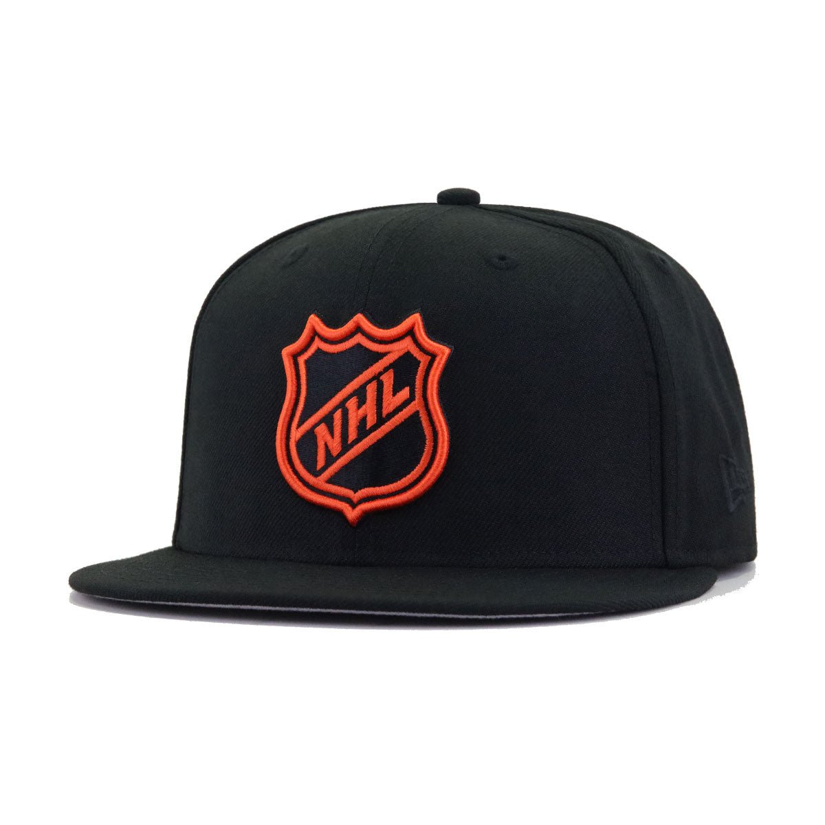 National Hockey League Black NHL Shield New Era 59Fifty Fitted