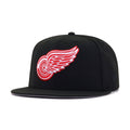 Detroit Red Wings Black New Era 59Fifty Fitted