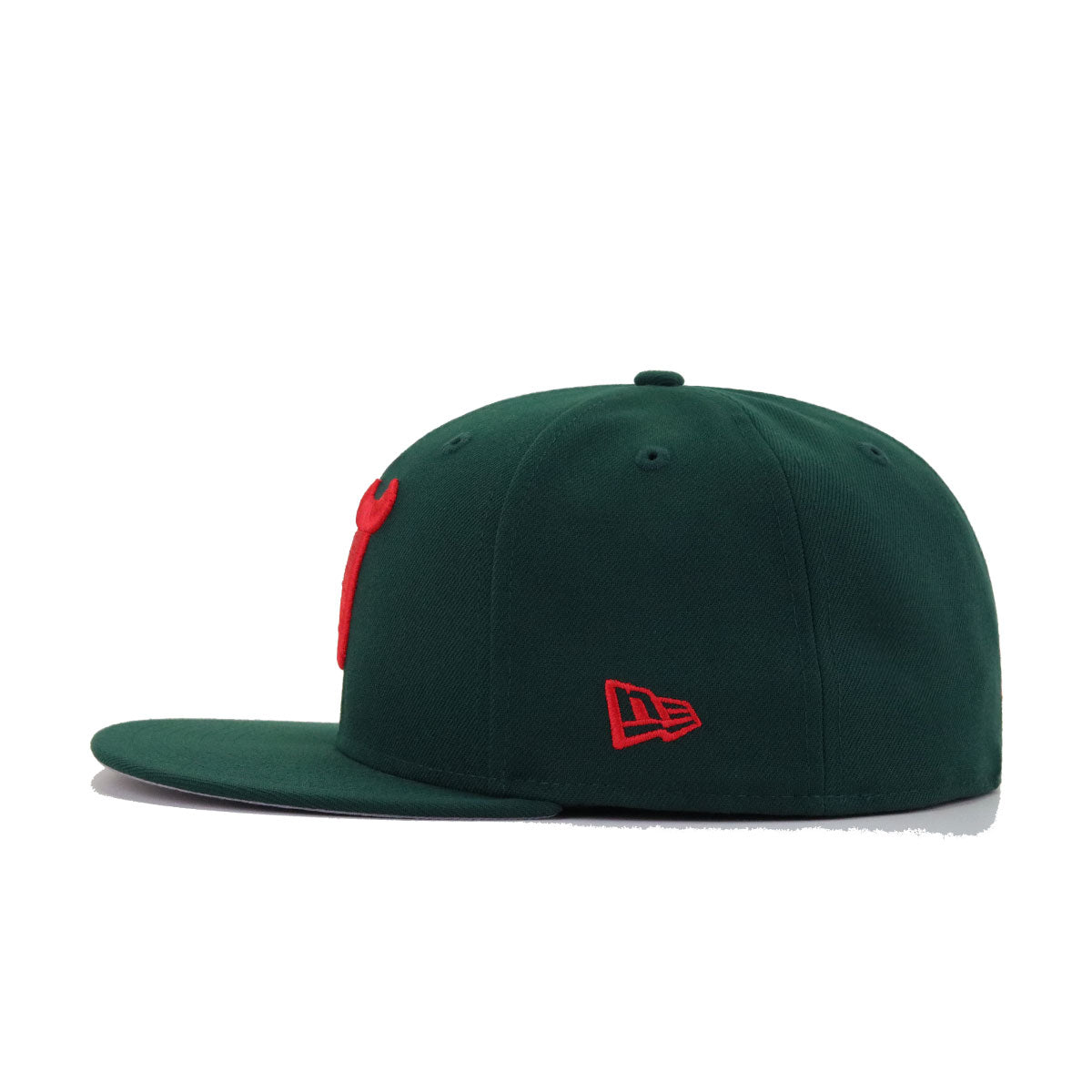 New Jersey Devils Dark Green Radiant Red Logo New Era 59Fifty Fitted