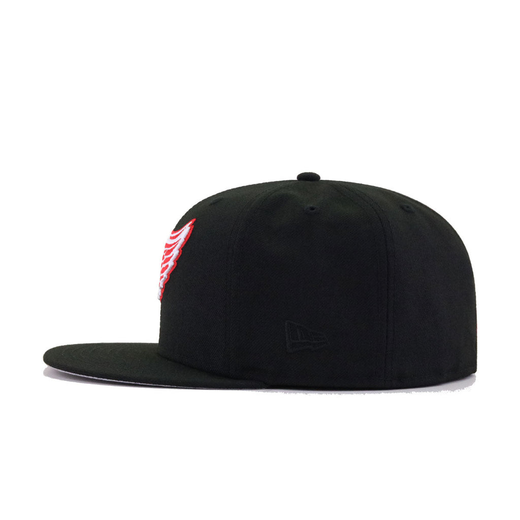 Detroit Red Wings Black New Era 59Fifty Fitted