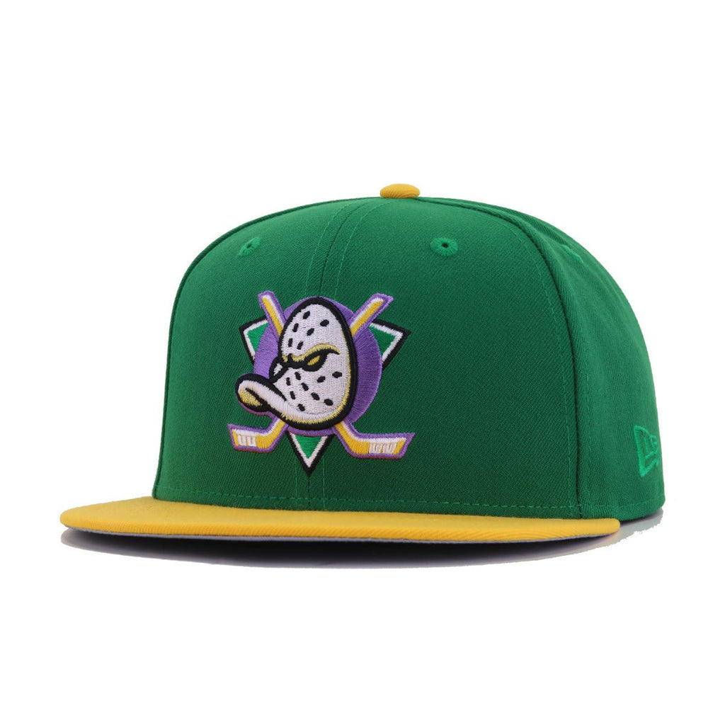 Anaheim Ducks Kelly Green A Gold New Era 59Fifty Fitted