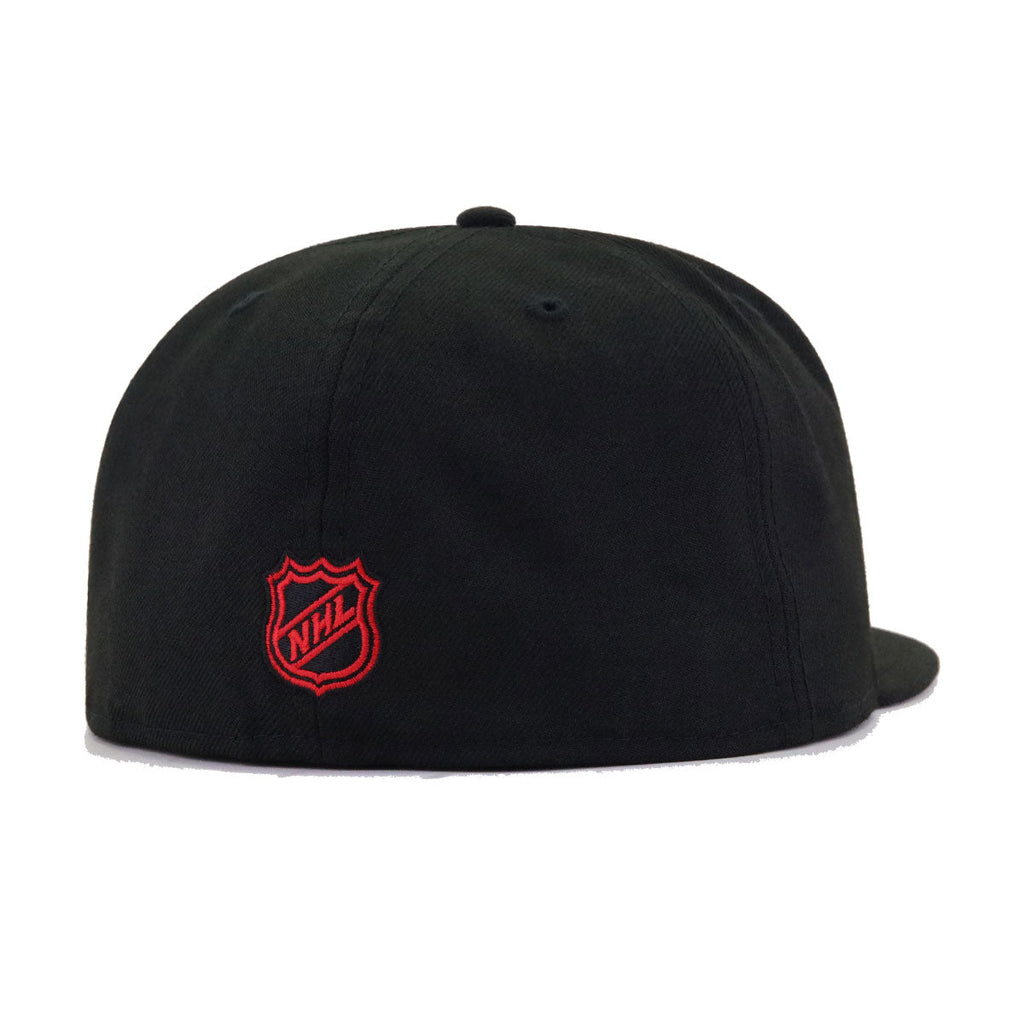 Detroit Red Wings Black New Era 59Fifty Fitted