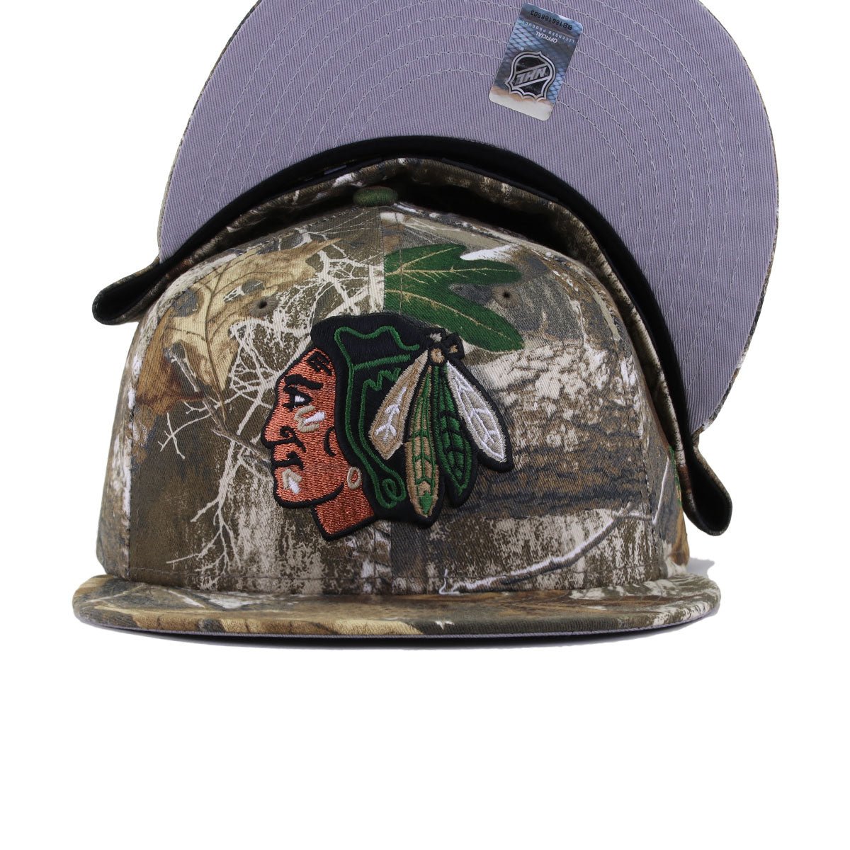 Chicago Blackhawks Real Tree Edge Camouflage New Era 59Fifty Fitted