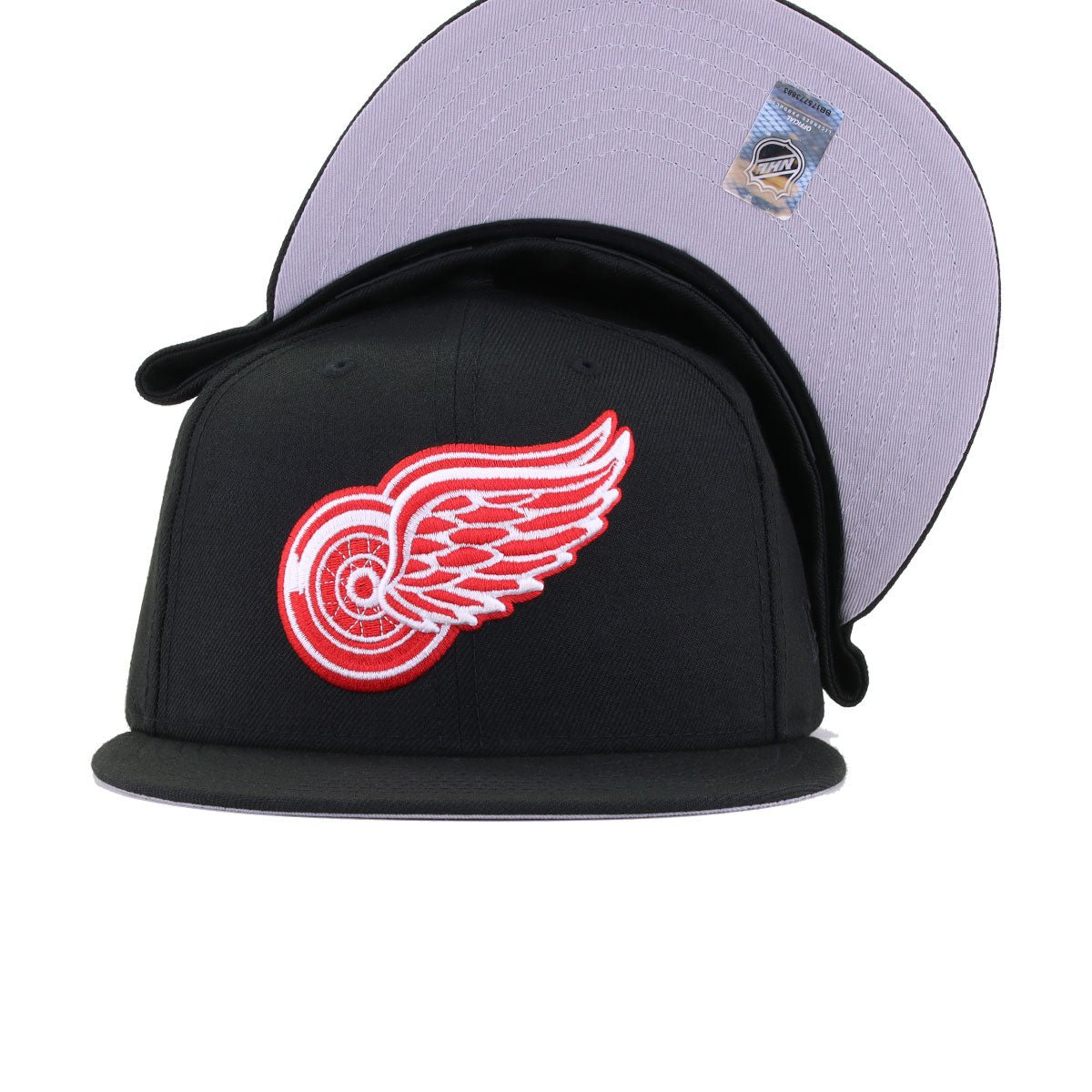 Detroit Red Wings Black New Era 59Fifty Fitted