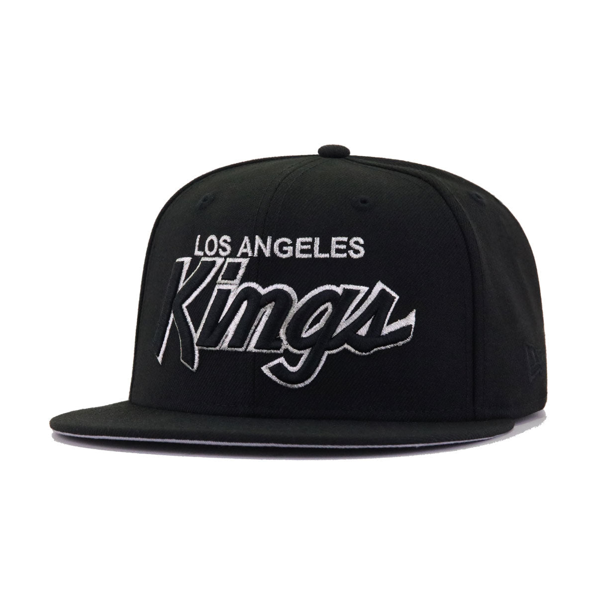 Los Angeles Kings Black SCRIPT New Era 59Fifty Fitted