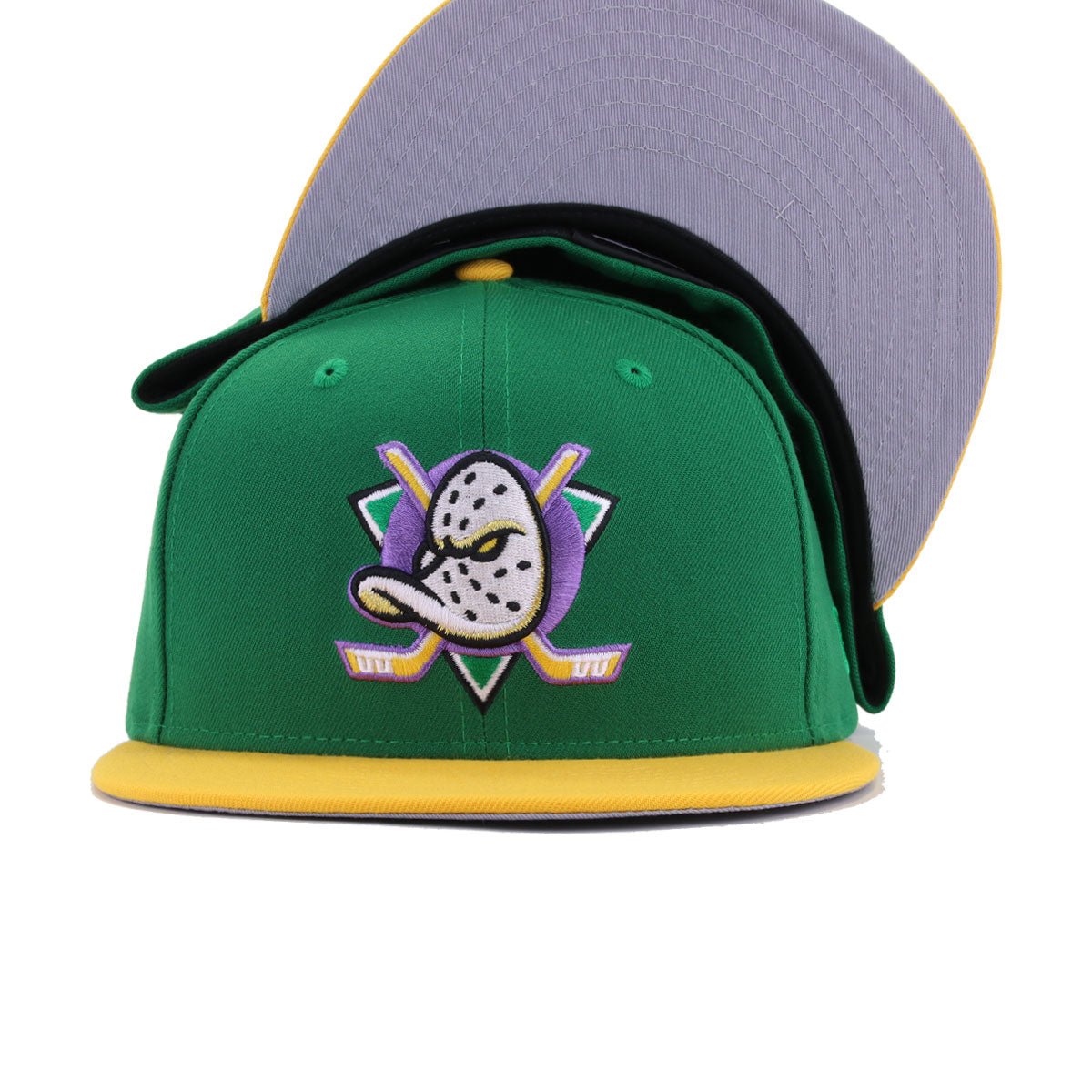 Anaheim Ducks Kelly Green A Gold New Era 59Fifty Fitted