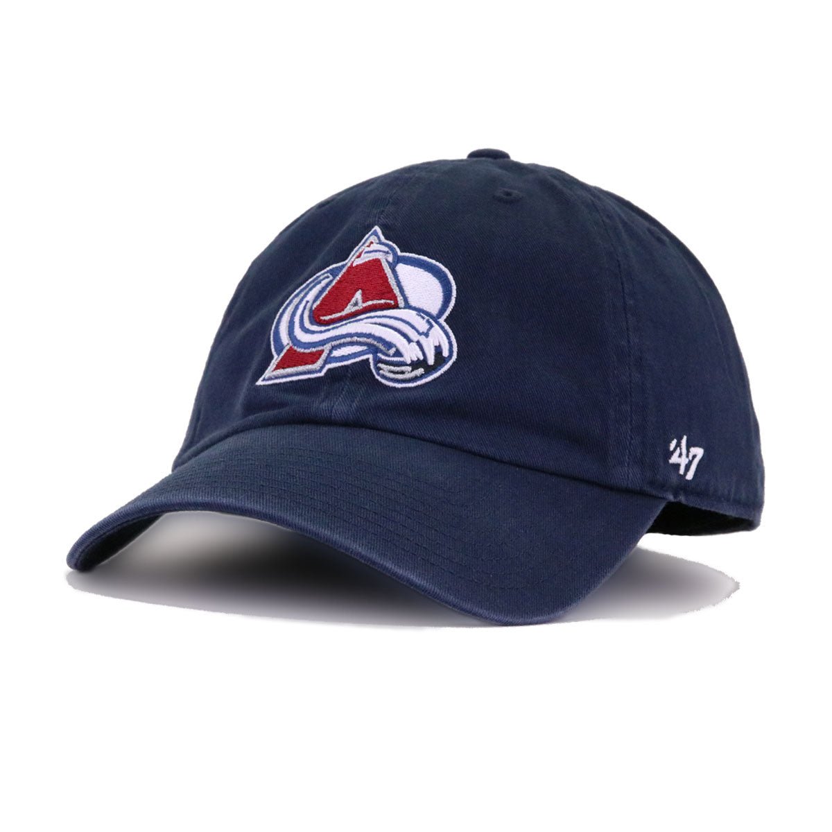 Colorado Avalanche Navy 47 Brand Clean Up Dad Hat
