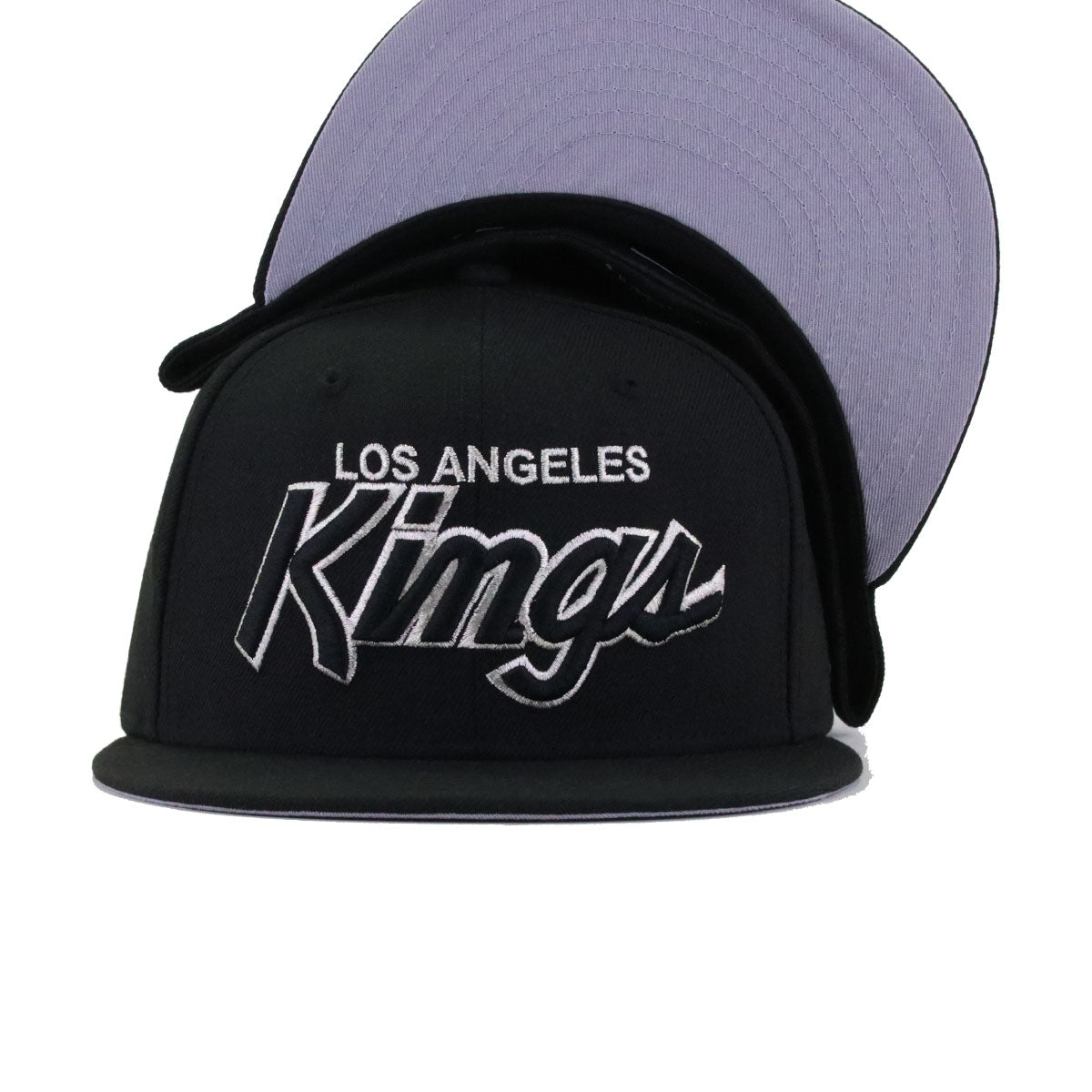 Los Angeles Kings Black SCRIPT New Era 59Fifty Fitted