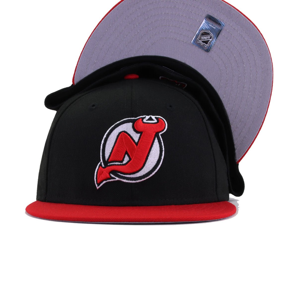New Jersey Devils Black Scarlet New Era 59Fifty Fitted
