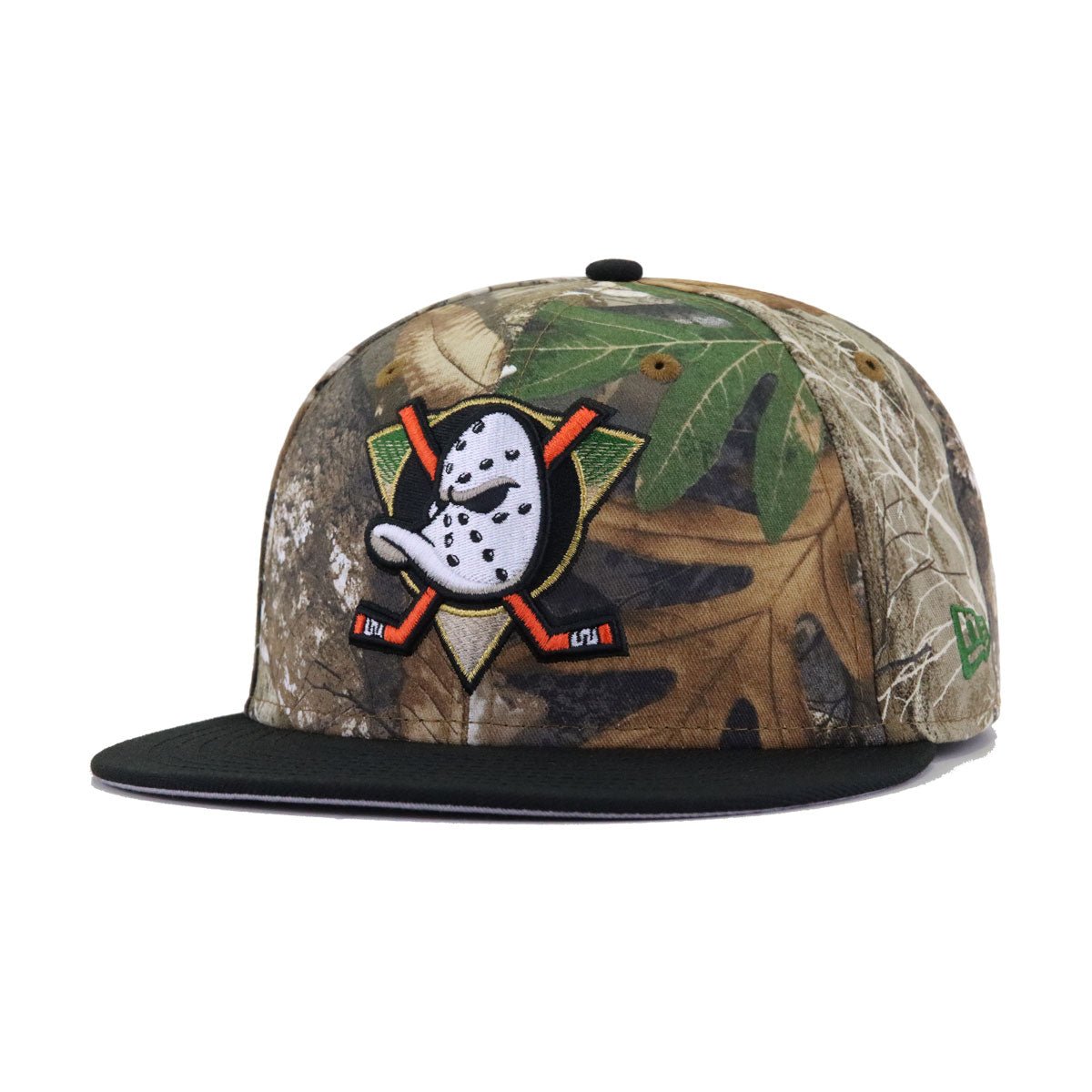 Anaheim Ducks Real Tree Edge Camouflage Black 2007 Stanley Cup Champions New Era 59Fifty Fitted