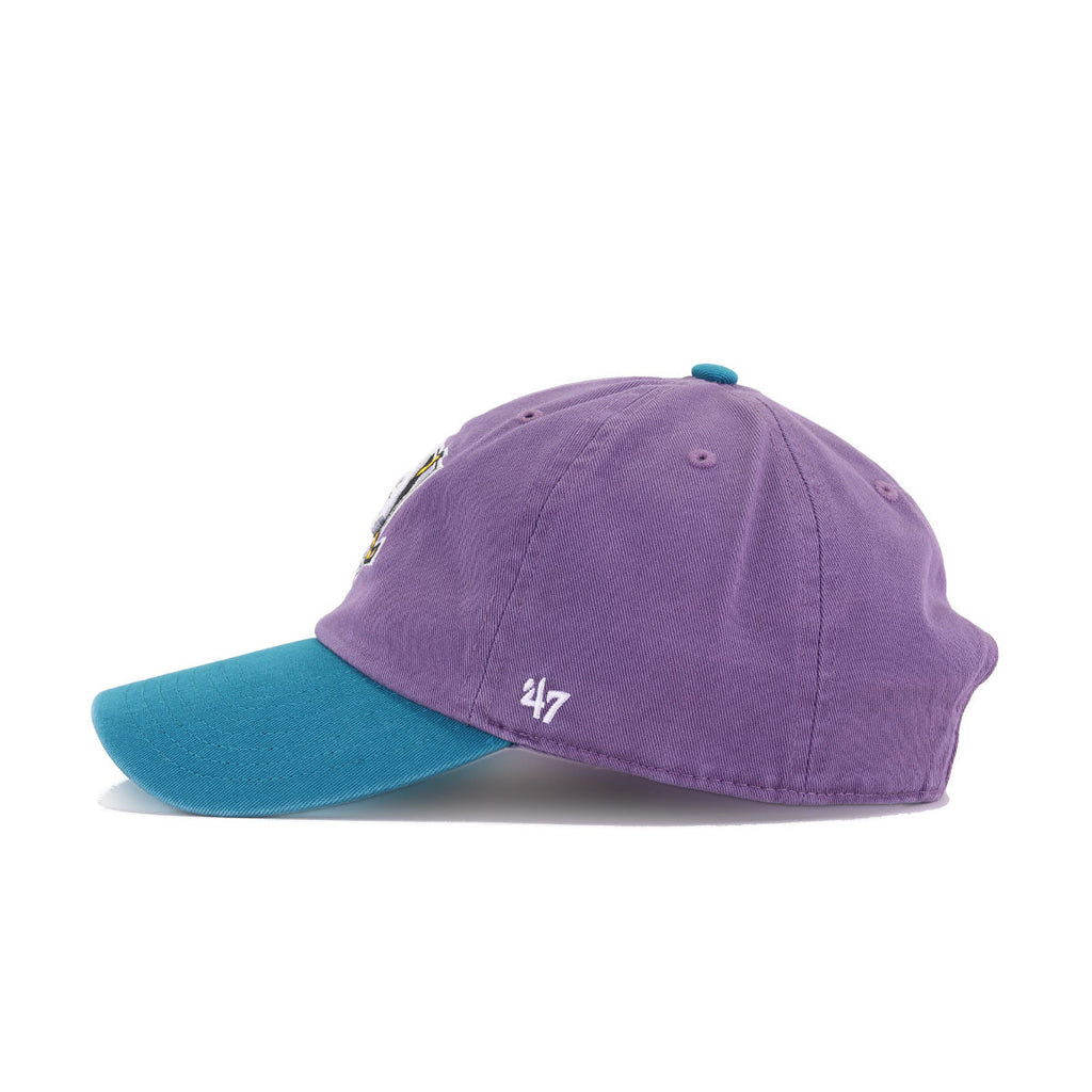 Anaheim Ducks Iris Teal 47 Brand Clean Up Dad Hat