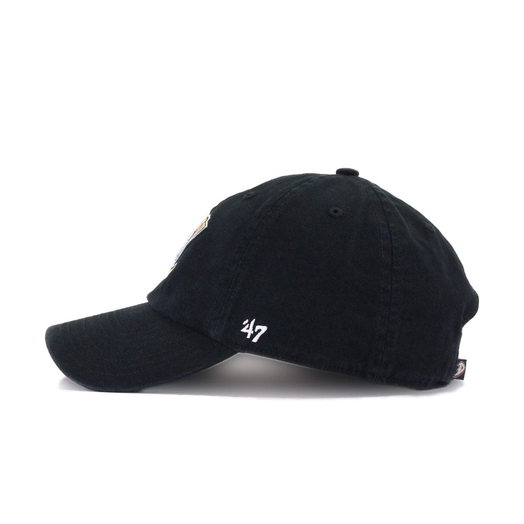 Anaheim Ducks Black 47 Brand Clean Up Dad Hat