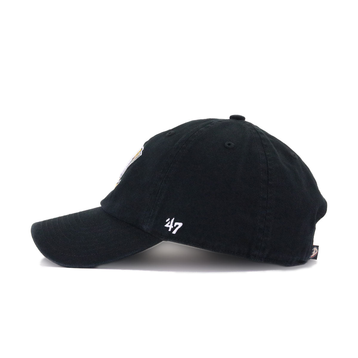 Anaheim Ducks Black 47 Brand Clean Up Dad Hat