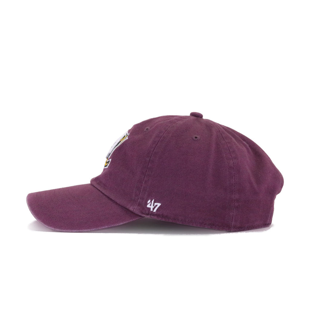 Anaheim Ducks Plum 47 Brand Clean Up Dad Hat