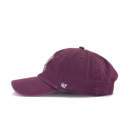Anaheim Ducks Plum 47 Brand Clean Up Dad Hat