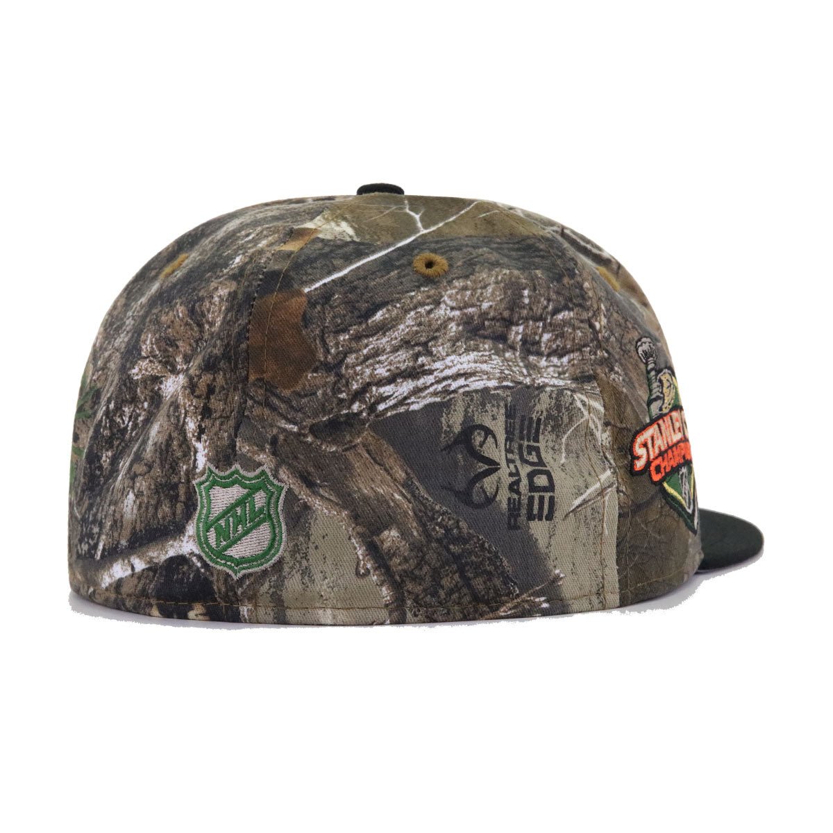 Anaheim Ducks Real Tree Edge Camouflage Black 2007 Stanley Cup Champions New Era 59Fifty Fitted