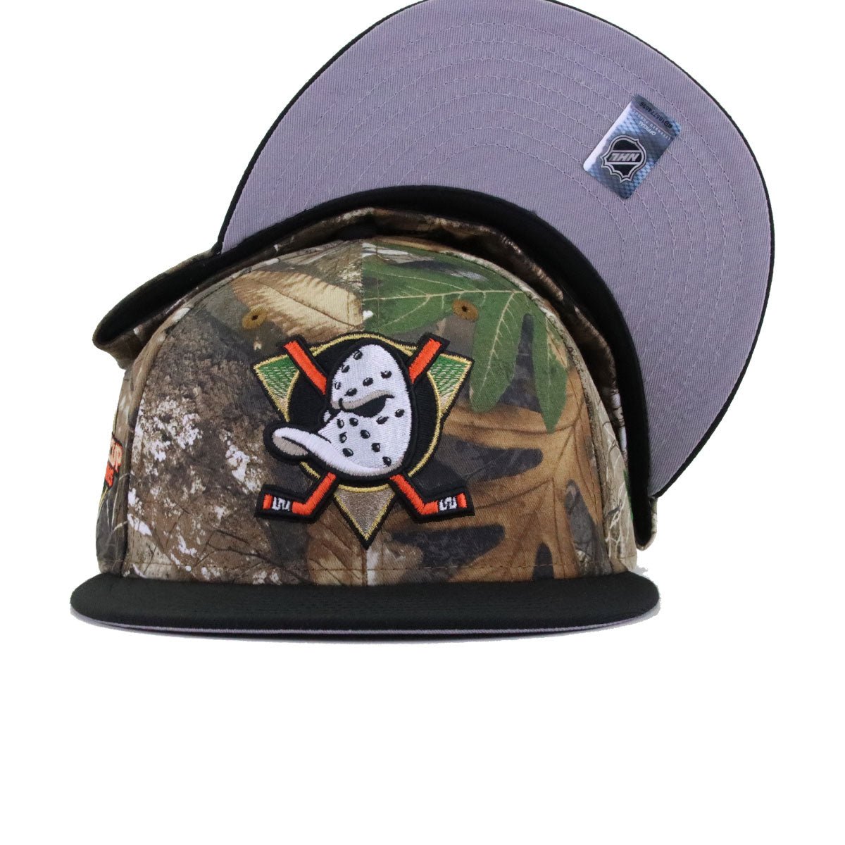 Anaheim Ducks Real Tree Edge Camouflage Black 2007 Stanley Cup Champions New Era 59Fifty Fitted