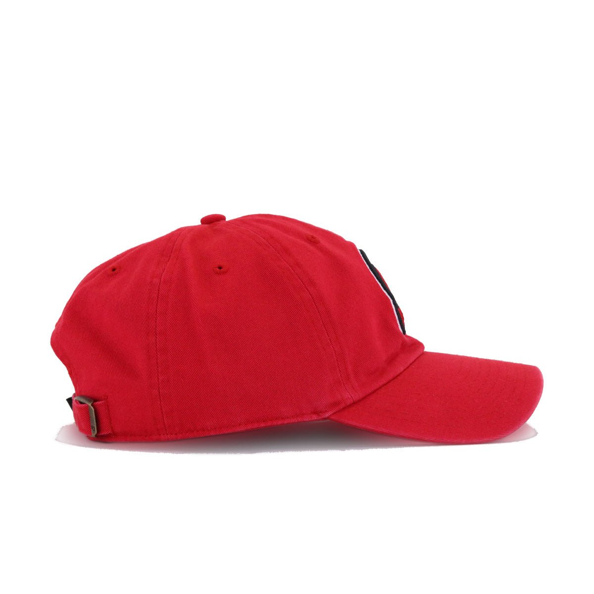 New Jersey Devils Scarlet 47 Brand Clean Up Dad Hat