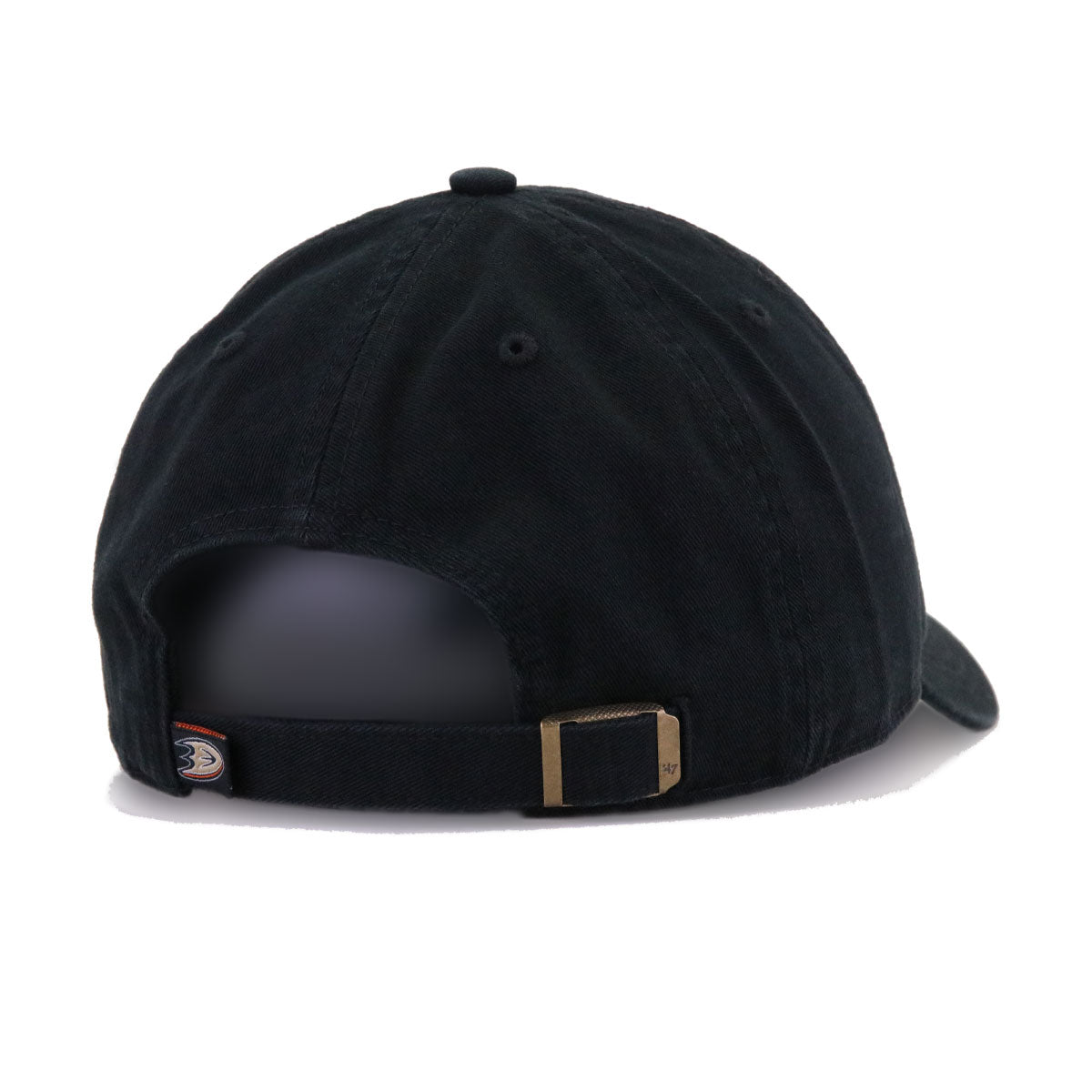 Anaheim Ducks Black 47 Brand Clean Up Dad Hat