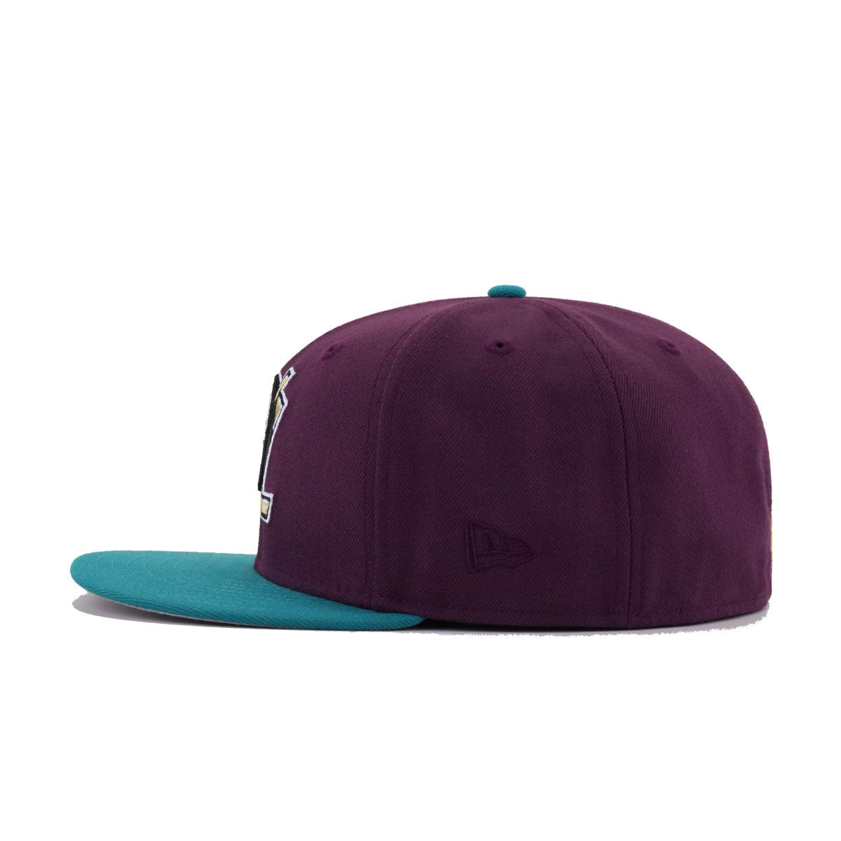 Anaheim Ducks Maroon Aqua New Era 59FIfty Fitted